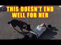 Instant Karma for Woman who Steals BMW at Gunpoint
