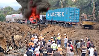 Download Lagu Tak Terhindarkan..❗Truck Trailer Nyaris Terbakar,Perbaikan Jalan Terus Dilanjutkan#pengukurjalanan MP3 Download Lagu Tak Terhindarkan..❗Truck Trailer Nyaris Terbakar,Perbaikan Jalan Terus Dilanjutkan#pengukurjalanan MP3
