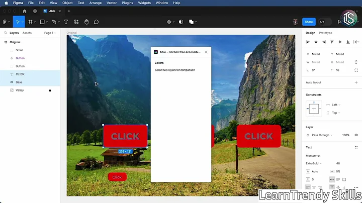 Check Color Contrast in Figma with Able Plugin | Accessibility Design Tips