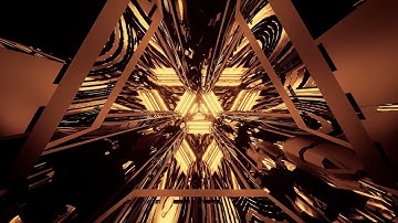 VFX Video Loop HD - Free VJ Loops Download - Golden Kaleidoscope