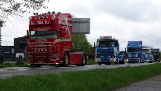 Retro Truck Tour 2024 The Movie - Frans op den Bult | Arrival of the Trucks sound Compilatie 4K