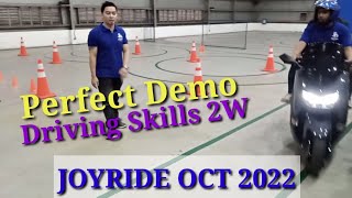 JOYRIDE, 2W Best Example  Driving Skills Demo , October 2022 Updated.