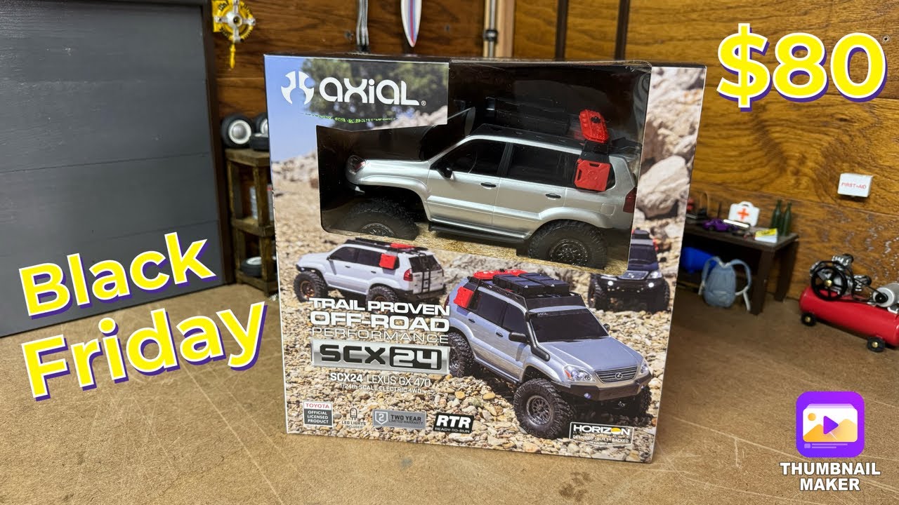 Распаковка Axial SCX24 Lexus GX 470