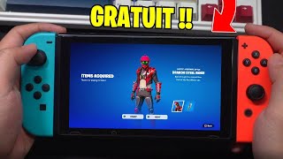 CE SKIN EST GRATUIT POUR TOUT LES JOUEURS NINTENDO SWITCH sur FORTNITE SAISON 3! (récupérez le)