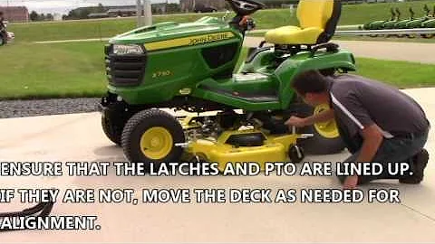 Minnesota Equipment X730 2WD Mower Deck Removal/Install