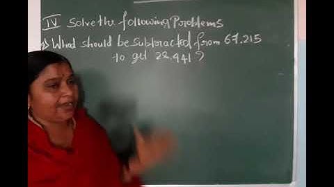 Unit 3 - Subtraction - Exercise 3 .1 - Video 5