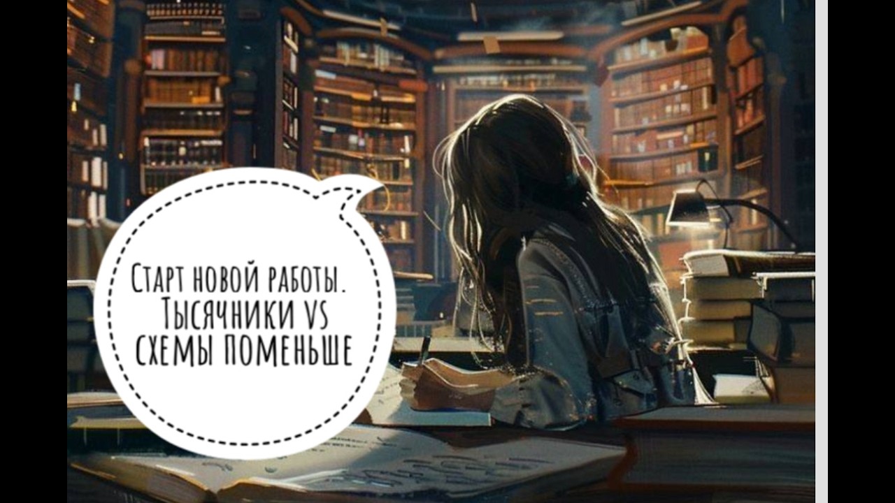 Старт новой многоцветной вышивки. Почему опять тысячник =)