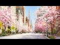 NEW YORK CAFÉ WISTERIA🪻|Relaxing NYC Café BGM for Study & Work| Spring Serenade & NYC Waltz