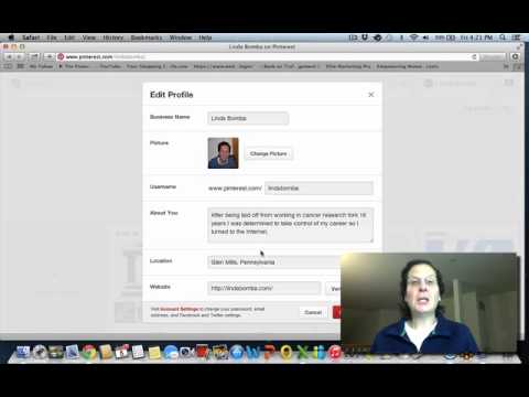 Come modificare il tuo profilo su Pinterest
