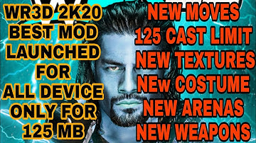 WR3D-2K20 NEW BEST MOD LAUNCHED FOR ALL DEVICE DOWNLOAD FAST