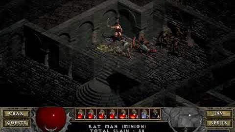 Diablo The Hell Mod Playthrough - Assassin by Alleria Part 1 Purgatory