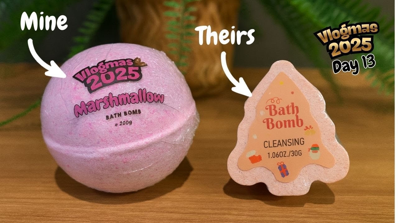 Vlogmas, день 13 - Самая ужасная бомбочка для ванны в моей жизни! Я точно смогу сделать лучше!