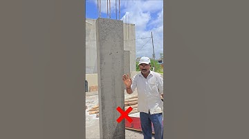 Perfect Haching Process After Column Shuttering Removal | Construction work