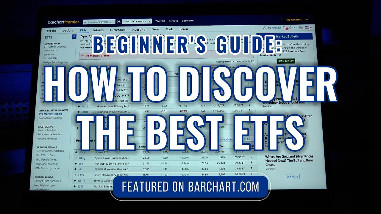 How to Find the Best ETFs | Screeners, Watchlists & Trading Signals  Explained