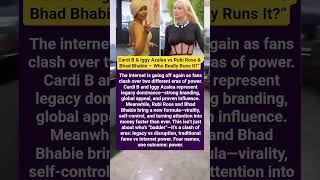 Baddie War Explodes! Cardi B &amp; Iggy Azalea vs Rubi Rose — Who Really Runs It?” #shorts #cardib