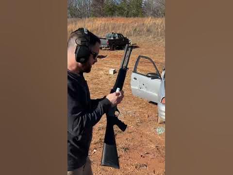 Shotgun Slug Vs Running Car - YouTube