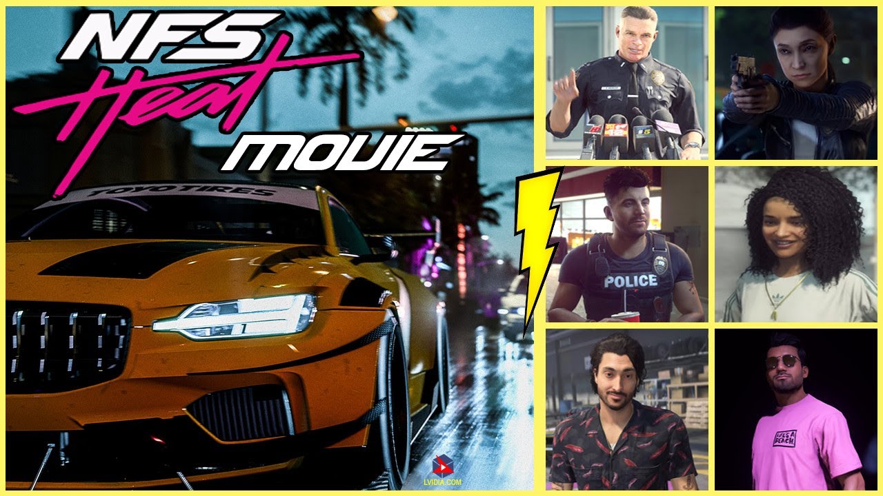 Need For Speed : Heat All Cutscenes Cinematic Movie | Play Overall