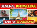 General knowledge quiz trivia 28  can you answer all 50 questions correctly 2024