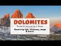 Visiting The Dolomites Pt 1- Driving the Great Dolomites Road- Italy in a motorhome tour