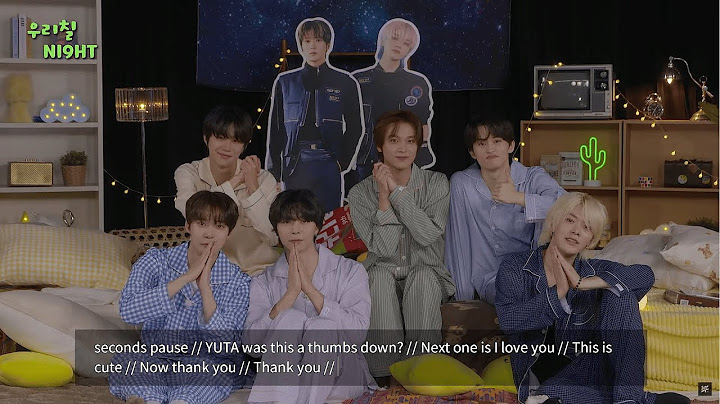 250707 우리칠 NI9HT l NCT 127 9TH ANNIVERSARY LIVE l NCT 127 9주년 기념 라이브 방송 FULL