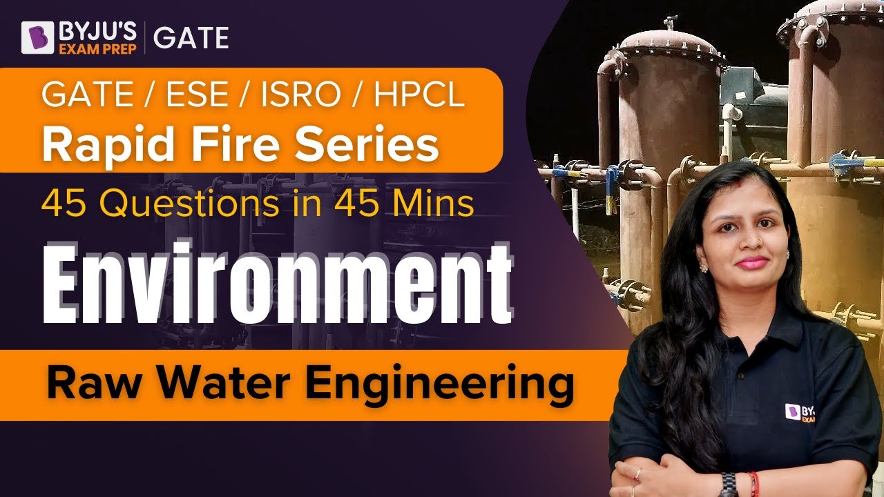 GATE/ESE/ISRO/HPCL | Raw Water Engineering | Environmental Engineering ...