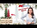 Kmart Christmas hack - Farmhouse themed Christmas tabletop decor