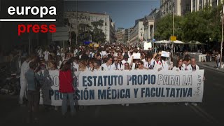 Los Médicos Vuelven A Llenar Las Calles Para Rechazar El Estatuto Marco