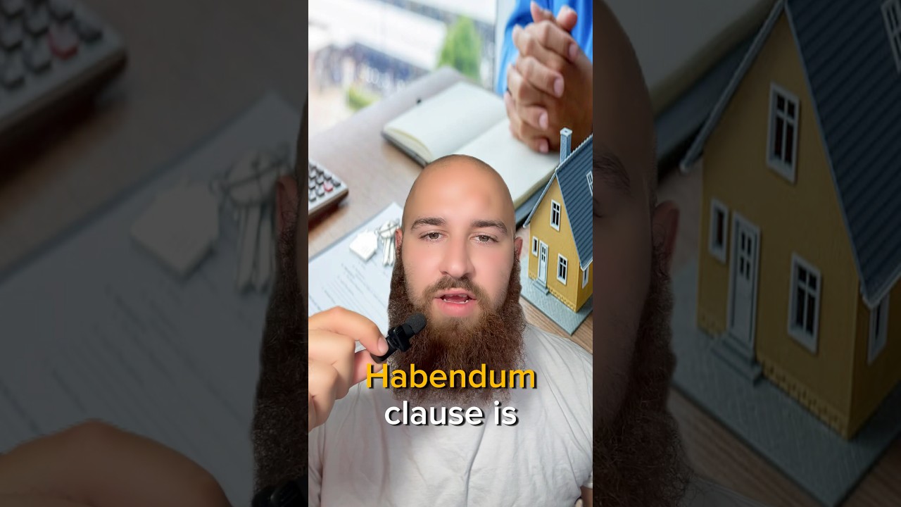 Habendum clause Explained. 
