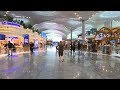 Istanbul Airport, Walk from Passport Control to Gate (GoPro H7B)