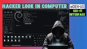 💻HOW TO Download and Install eDEX-UI in Any OS 🔥| 📊 Hacker Interface Theme | 💡Sci-fi Look