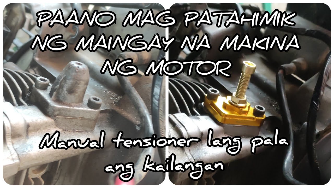 PAANO MAG PATAHIMIK NG MAINGAY NA MAKINA NG MOTOR. MANUAL TENSIONER
