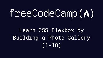 freeCodeCamp -  Learn CSS Flexbox by Building a Photo Gallery (1-10)