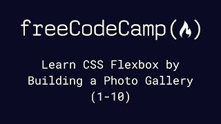 freeCodeCamp -  Learn CSS Flexbox by Building a Photo Gallery (1-10)