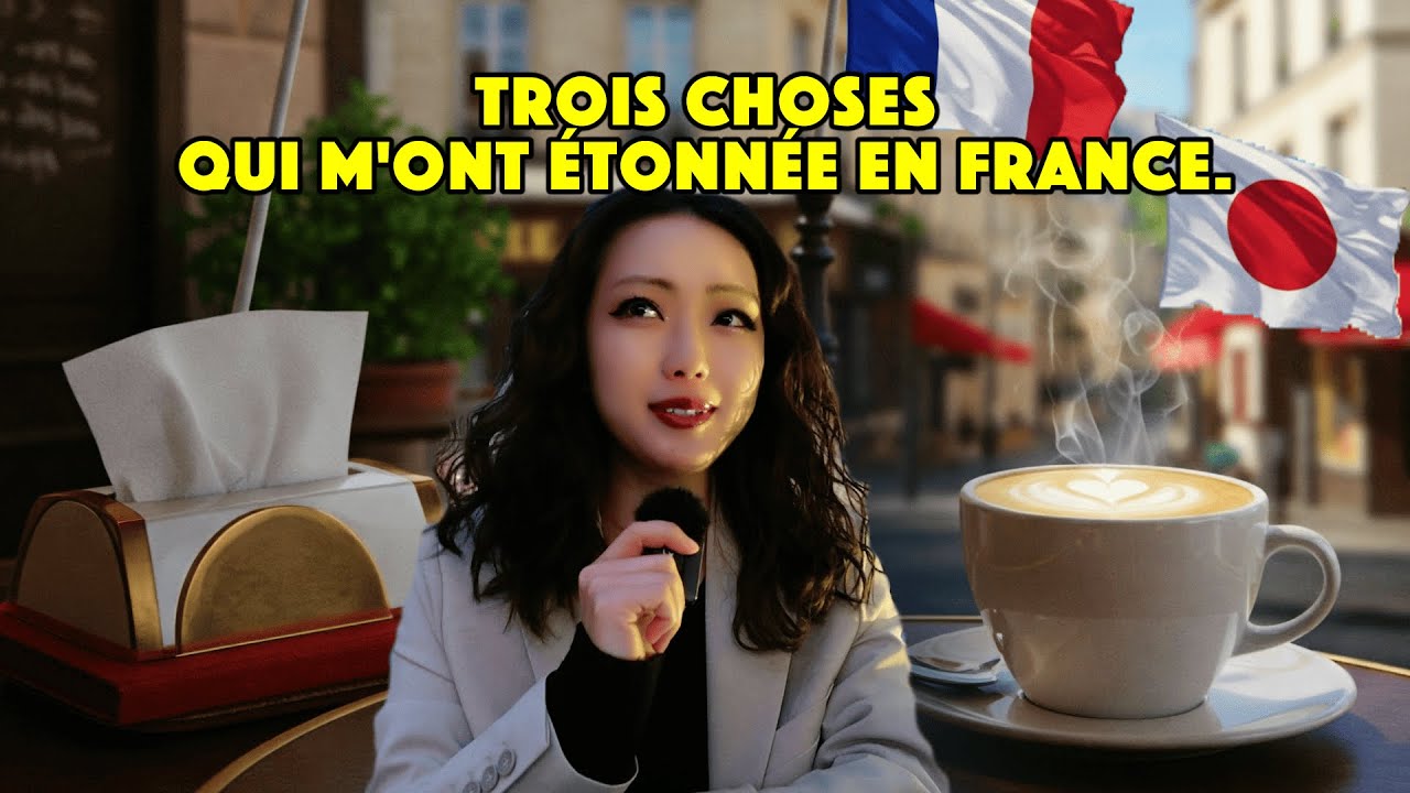 Trois choses qui m'ont étonnée en France.🇫🇷