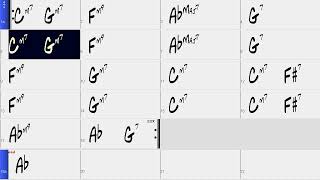 Smooth Jazz Bass Backing Track in C minor