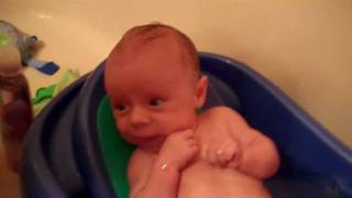 Connor bath time