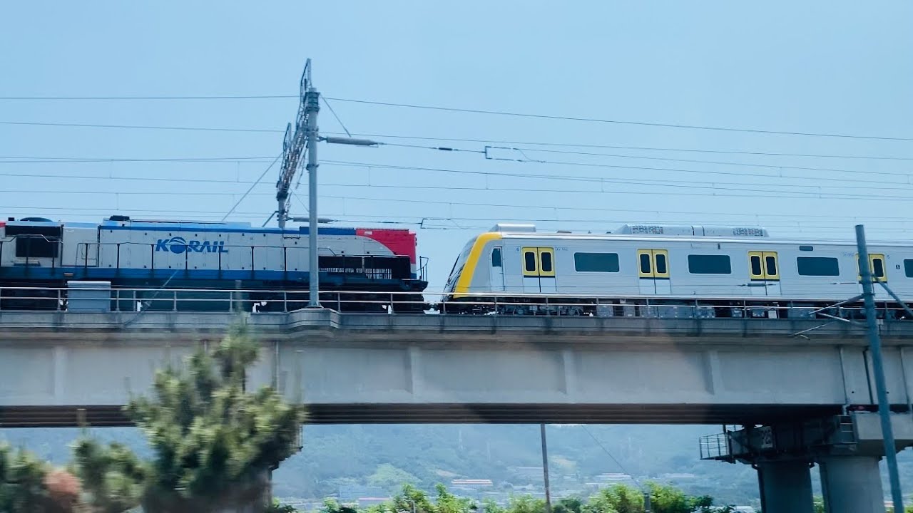 KORAIL 경전선 창원중앙~진례 구간에서 찍은 수인분당선 갑종회송
