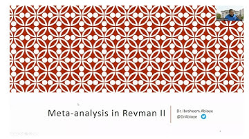 Meta analysis in Revman III
