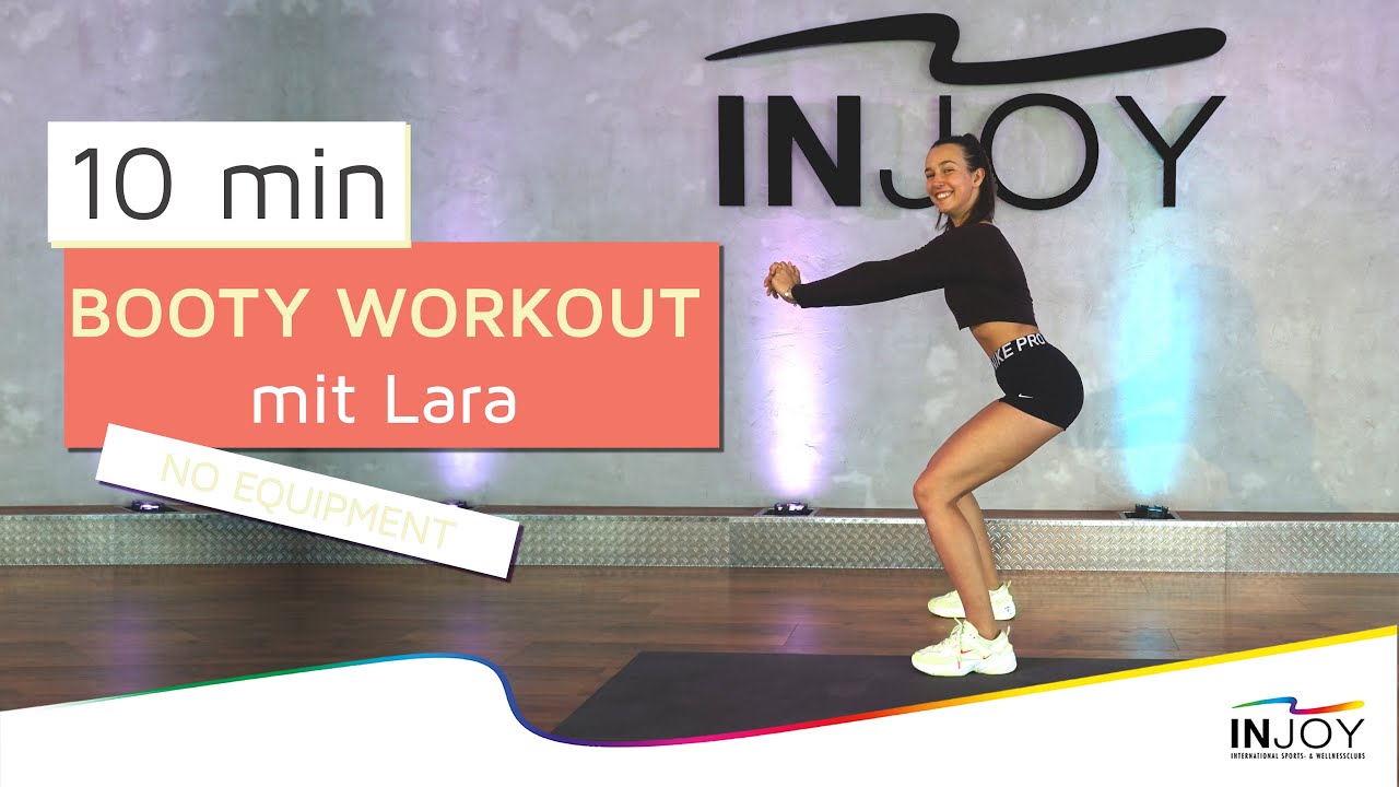 10 min Booty Workout- no equipment/ quick and intense at home - YouTube