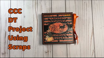 Halloween Mini Mini Album using Scraps | CCC DT Project Share | Midnight Ride collection