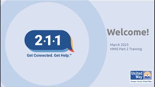 March 2025 - HMIS Part 2 Training