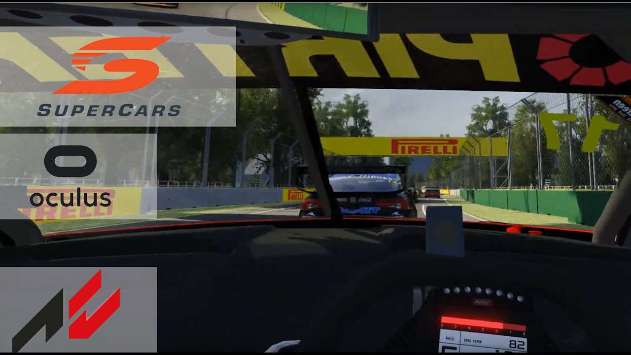 Vr Onboard V Supercars Race At Albert Park Melbourne Mustang