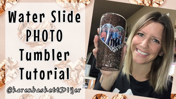 Make Amazing Waterslide Decals for Tumblers, Mugs, and Glasses! 