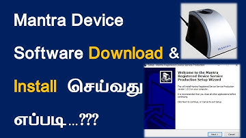 How to Install Mantra Device driver and RD Service | Mantra MFS 100 |  Fingerprint driver | e-sevai
