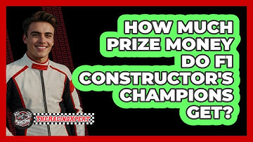 How Much Prize Money Do F1 Constructor