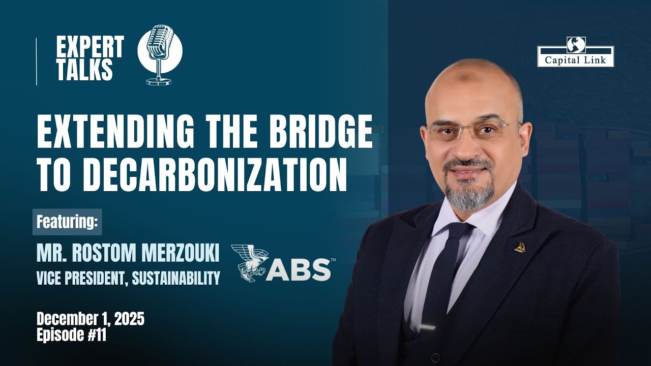 Expert Talks with ABS on "Extending the Bridge to Decarbonization" - Featuring Mr. Rostom Merzouki