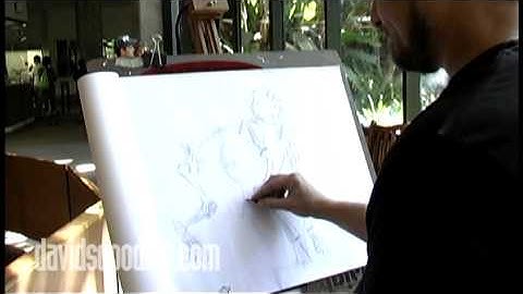 David Colman Tonal Drawing Demo 1/2 - Oct 3, 2009