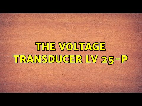 LV 25-P voltage sensor 