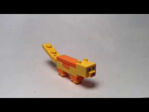 lego minecraft cat