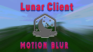How to get the *CLEANEST* MOTION BLUR In Lunar Client | Lunar Client Motion blur